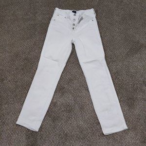 J Crew Women's High Rise Vintage Straight Jeans